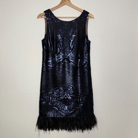 BCBGMaxazria | Caterina Navy Flapper Dress - XS - Picture 3 of 7